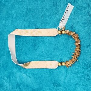 Women's Ruby Rhee Jewelry Brown Metallic Beaded Necklace